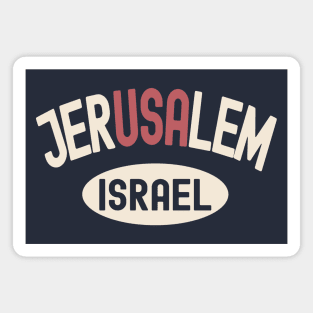 USA - Jerusalem Israel Magnet